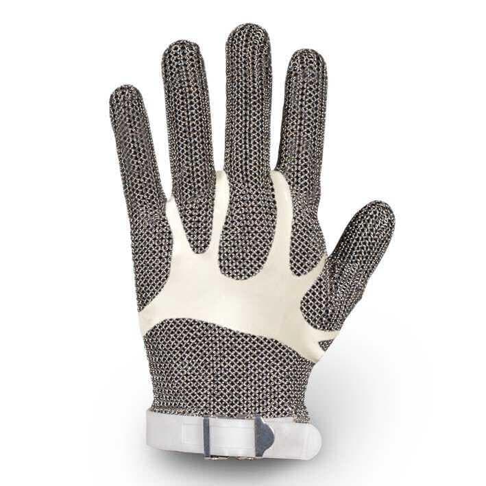 Guante de malla inox ambidiestro con tensor de PVC