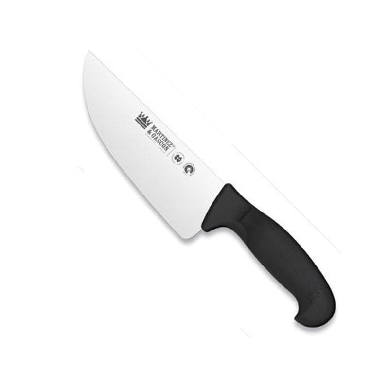 Cuchillo pelador afeitador mango inyectado 18,5 cm negro, mango negro