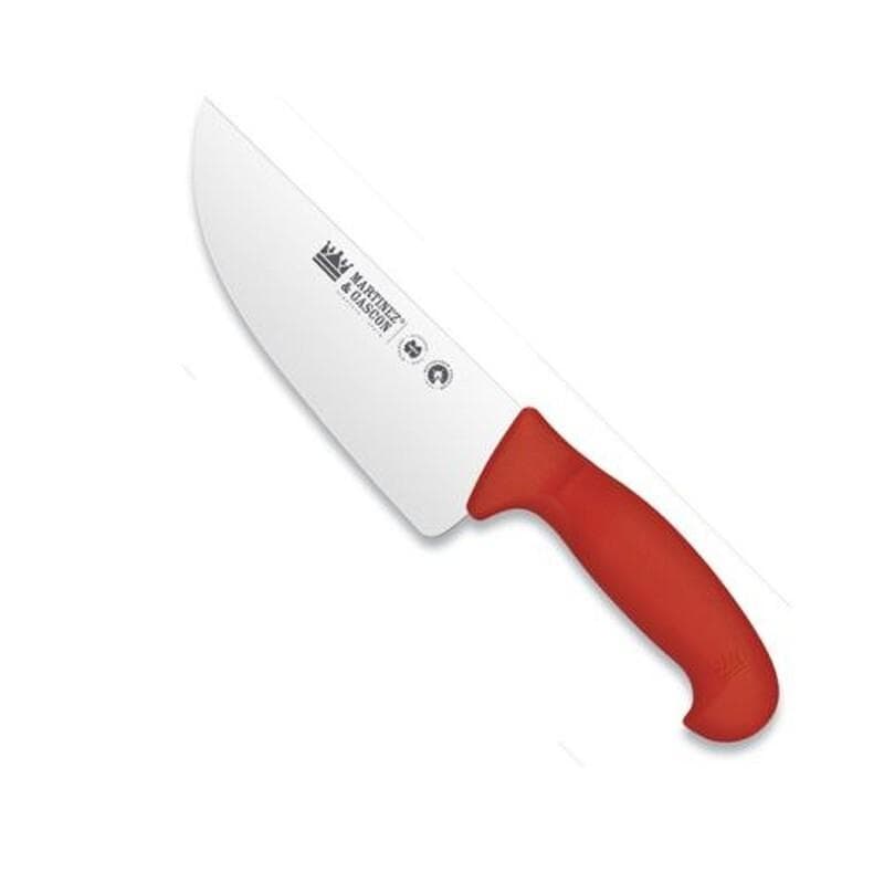 Cuchillo pelador afeitador mango inyectado 18,5 cm rojo, mango rojo