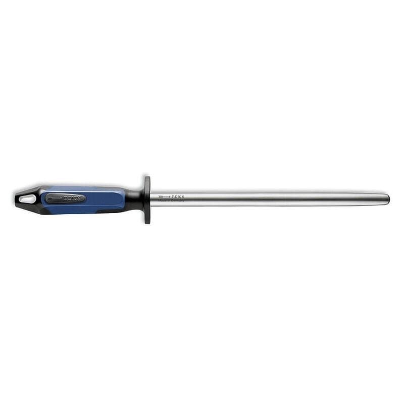 Chairas y aceros de afilar: Acero oval estriado pulido 25 cm