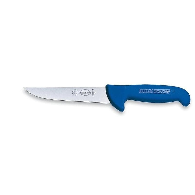 Cuchillo sangrado ErgoGrip 15 cm, mango amarillo