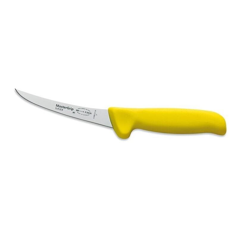 Cuchillo deshuesador semiflexible 13 cm, mango amarillo
