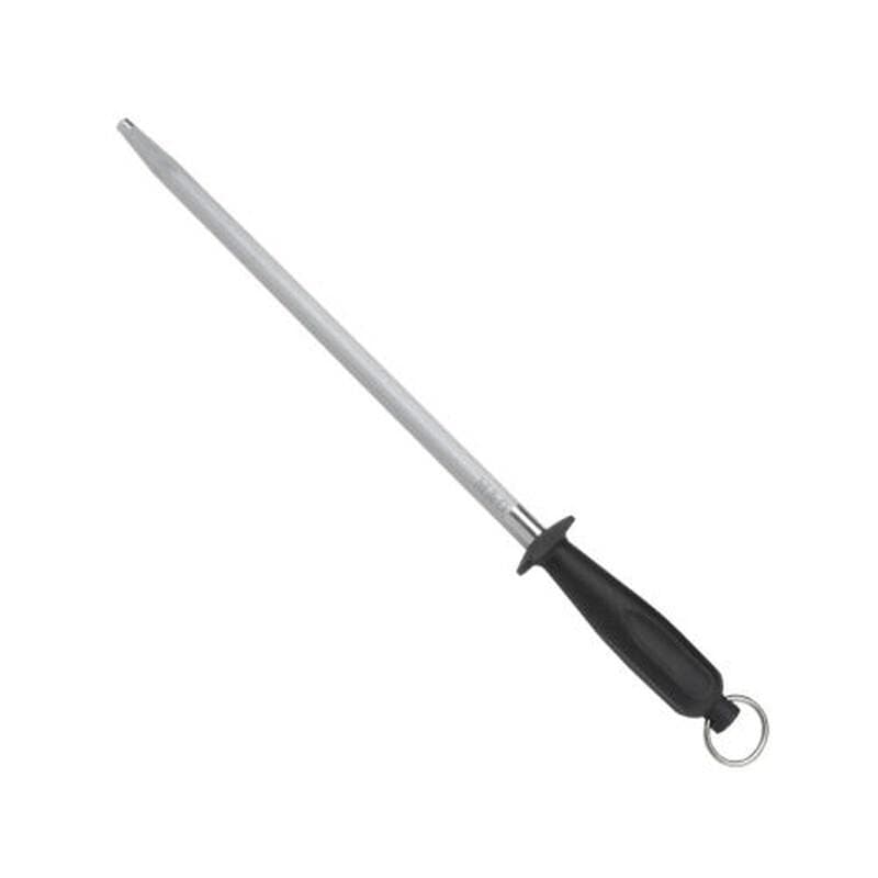 Acero redondo 30 cm serie Knives Tools, mango negro